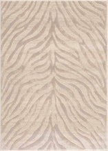 Load image into Gallery viewer, Beige Manteca Zebra Print Area Rug
