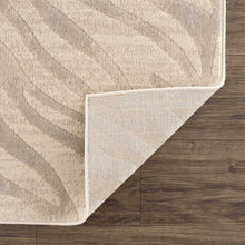 Load image into Gallery viewer, Beige Manteca Zebra Print Area Rug
