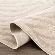 Load image into Gallery viewer, Beige Manteca Zebra Print Area Rug
