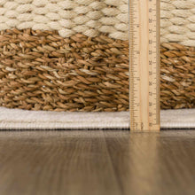 Load image into Gallery viewer, Beige Manteca Zebra Print Area Rug
