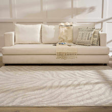 Load image into Gallery viewer, Beige Manteca Zebra Print Area Rug
