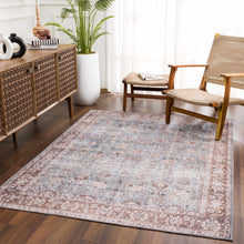 Load image into Gallery viewer, Dauis Blue Persian Style Washable Rug - Promo
