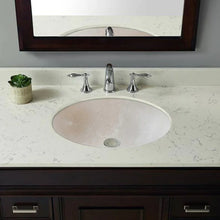 Load image into Gallery viewer, Botticino Marble Natural Stone Oval Shape Above Vanity Vessel Sink Honed (W)16&quot; (L)20.5&quot; (H)6&quot;
