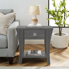 Carregar imagem no visualizador da galeria, Furniture of America Amity End Table, Gray
