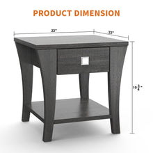 Carregar imagem no visualizador da galeria, Furniture of America Amity End Table, Gray
