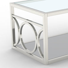 Load image into Gallery viewer, 47&quot; Contemporary Coffee Table in Chrome
