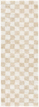 Carregar imagem no visualizador da galeria, Canika Checkered Cream Washable Area Rug
