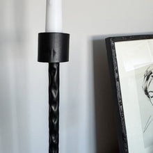 Carregar imagem no visualizador da galeria, 50 Inch Black Iron Floor Candelabra
