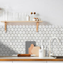 Cargar imagen en el visor de la galería, Carrara White Marble Hexagon 2&quot; Polished Mosaic Floor and Wall Tile - Livfloors Collection

