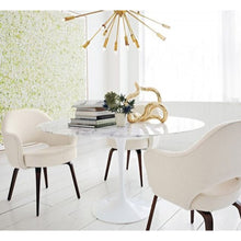 Load image into Gallery viewer, Marble Dining Table Round Polished and Eased Edge
