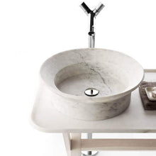 Load image into Gallery viewer, Natural Stone Marble Special Design Above Vanity Polished Bathroom Sink
