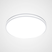 Cargar imagen en el visor de la galería, Upgrade Your Indoor Space with a Modern 12.6&quot; Round LED Flush Mount Ceiling Light - 24W, 2250LM, IP44 Waterproof, 5000K Cool White
