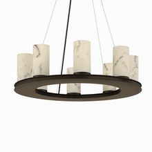 Load image into Gallery viewer, Centrum Round Alabaster Chandelier
