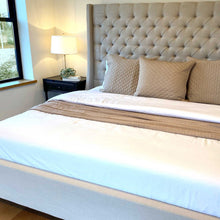 Load image into Gallery viewer, Bamboo Quilted Euro Sham 1 Piece - Champagne - Final Sale/No Returns
