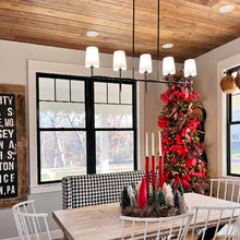 Carregar imagem no visualizador da galeria, 5 Light Linear Modern Chandelier
