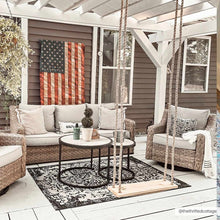 Cargar imagen en el visor de la galería, Charcoal Kilmacolm Indoor &amp; Outdoor Rug - Clearance
