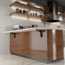 Cargar imagen en el visor de la galería, Charleston Heavy Duty Steel Brackets for Shelving
