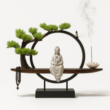 Load image into Gallery viewer, Tranquil Incense Burner Table Lamp
