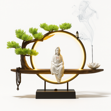 Load image into Gallery viewer, Tranquil Incense Burner Table Lamp

