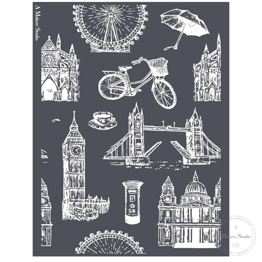 Cherrio London - Mesh Stencil 8.5x11