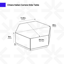 Load image into Gallery viewer, Chiara Italian Carrara Table
