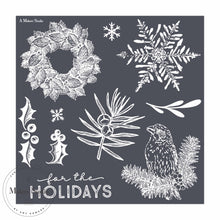 Load image into Gallery viewer, Christmas Home - Mesh Stencil 12x12
