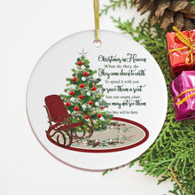 Load image into Gallery viewer, Christmas in Heaven Quote Ornament
