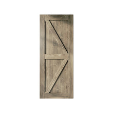 Load image into Gallery viewer, Finished &amp; Unassembled Arrow Design Pine Wood Barn Door Without Hardware
