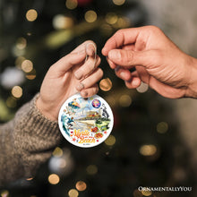 Cargar imagen en el visor de la galería, Classic Myrtle Beach Artistic Handcrafted Christmas Ornament, South Carolina Souvenir and Keepsake Decor
