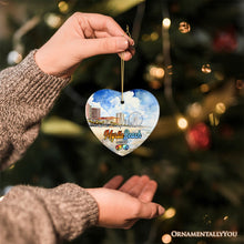 Cargar imagen en el visor de la galería, Classic Myrtle Beach Artistic Handcrafted Christmas Ornament, South Carolina Souvenir and Keepsake Decor
