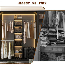 Cargar imagen en el visor de la galería, Closet System Starter Kit with Tower and 3 Hang Rods
