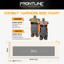 Load image into Gallery viewer, Frontline 100VMB Combat Economy Series Full Body Harness (Uni) Universal
