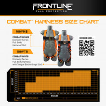 Load image into Gallery viewer, Frontline K100-61S Combat Compliance Kit - Harness, 6&#39; Single Leg Lanyard and Drawstring Bag
