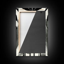 Carregar imagem no visualizador da galeria, Black And White Art Print, Art Deco Architecture, Framed Canvas Print, Ready To Hang Framed Wall Art, Living Room Wall Hanging

