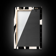 Load image into Gallery viewer, 3 Piece Framed Canvas Wall Art Abstract Geometric Shapes, Triptych Wall Decor, Cool Kitchen Art, Above Sofa Art, Unique Art, Abstract Decor
