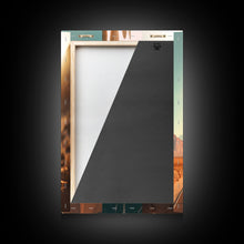 Load image into Gallery viewer, 3 Piece Triptych Framed Canvas Wall Art Set of 3 Cactus Desert Landscape Arizona Road Photography Prints Minimalist Modern Art Western Decor
