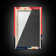 Load image into Gallery viewer, Crow Portrait, surrealist bird art, Framed Canvas Print, Ready To Hang Framed Wall Art, Living Room Decor
