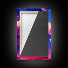 Load image into Gallery viewer, Bubble Gum Clouds, Trippy Psychedelic Surrealist Cloud Art, Framed Canvas Print, Ready To Hang Framed Wall Art

