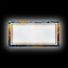 Carregar imagem no visualizador da galeria, Fall Wall Art, Abstract Nature Print, Sunset Art, Fall Leaves, Country Home Decor, New Homeowner Gift, Canvas Wall Art, Wall Hanging
