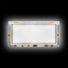 Load image into Gallery viewer, Cowboy Art Print, Western Wall Art, Horse Wall Art, Canvas Print, Wall Hanging, Panoramic Art, Ranch Decor, Western Art, College Dorm Decor
