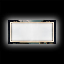 Load image into Gallery viewer, Two Moon Alien World, Dune Inspired Art, Framed Canvas Print, Scifi Art
