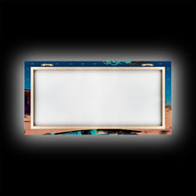 Carregar imagem no visualizador da galeria, Fallout Style Art, Atomic age, abandoned post apocalyptic, framed canvas print, cool wall art
