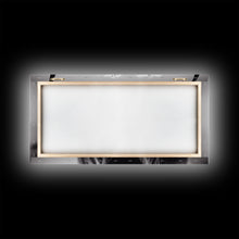 Cargar imagen en el visor de la galería, Cute Highland Cow wearing a Bow, Pink Bow on a Cute Cow, framed canvas print, black and white farmhouse cow art
