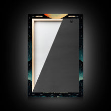 Carregar imagem no visualizador da galeria, Art Deco Style Spaceship, Space Exploration, Science Fiction / SciFi Canvas Print, Ready to Hang Wall Art
