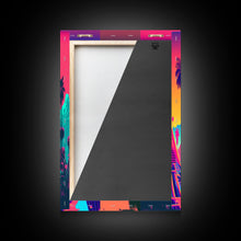 Carregar imagem no visualizador da galeria, California Desert Art, Retro / Vaporwave / Synthwave 80s Vibes 3 Piece Canvas Prints, Game Room Art, Living Room / Bed Room Retro Decor
