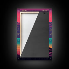 Carregar imagem no visualizador da galeria, Framed Canvas Print | Art Deco Sunset, Beaches, Pop Art, Palm trees, Retro Style, Island Vibe | Vibrant and Colorful | Retro Style
