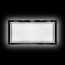 Load image into Gallery viewer, The Norns, Norse Mythology, Weavers of Fate, Framed Canvas Print,  Urðr, Verðandi, and Skuld, Black and White Norse Fantasy Art
