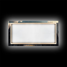 Load image into Gallery viewer, Dragons in Flight Over a Valley, Fantasy Art, Framed Canvas Print, Medieval Fantasy Art, Fire breathing dragons
