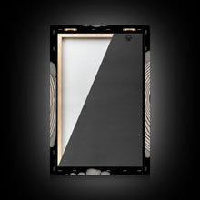 Carregar imagem no visualizador da galeria, Framed Canvas Print Wall Art,  Grunge Forest Tree Rings, Abstract Illustrations, Modern Art, Nordic Decor for Bedroom, Tree Cross Section
