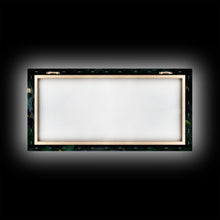 Load image into Gallery viewer, Gnome City, Wall Art, Fantasy Canvas Print, Framed Art, Tiny Gnome Houses On The Forest Floor
